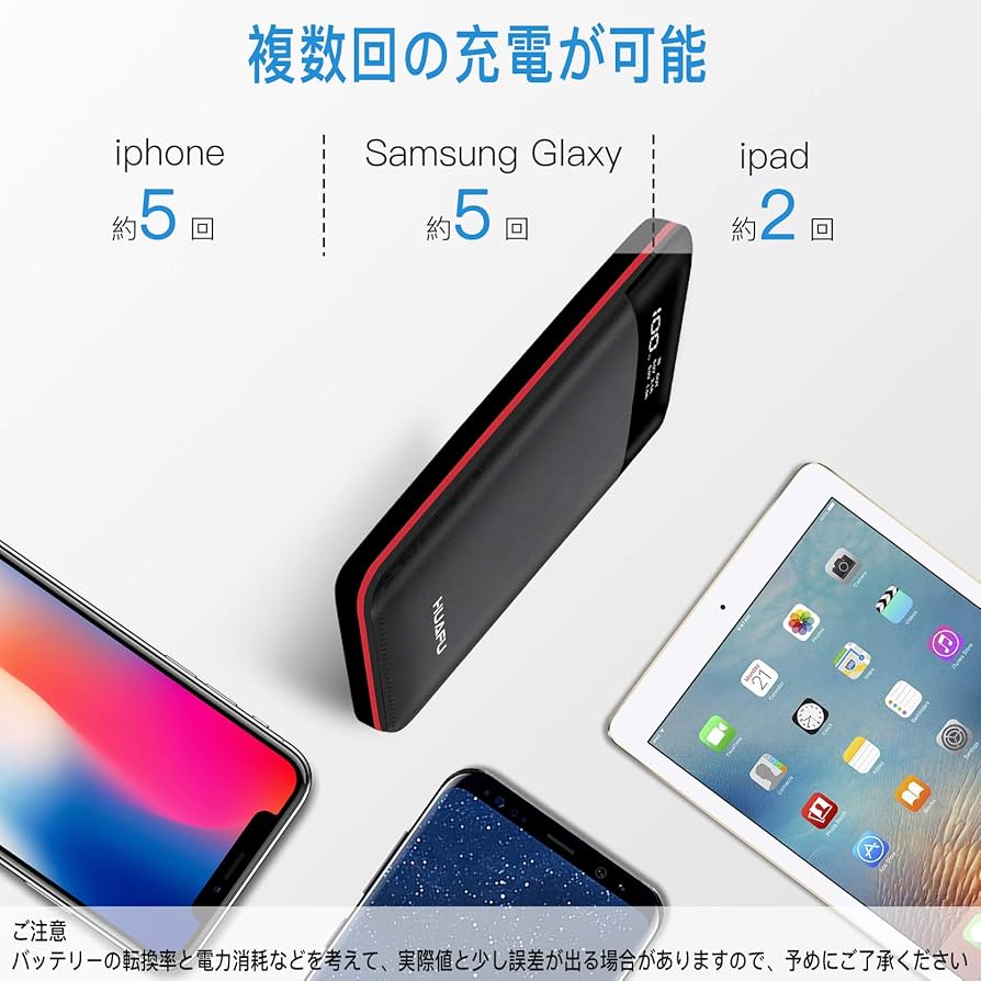 Amazon | モバイルバッテリー大容量 24000mah PSE認証済み 急速